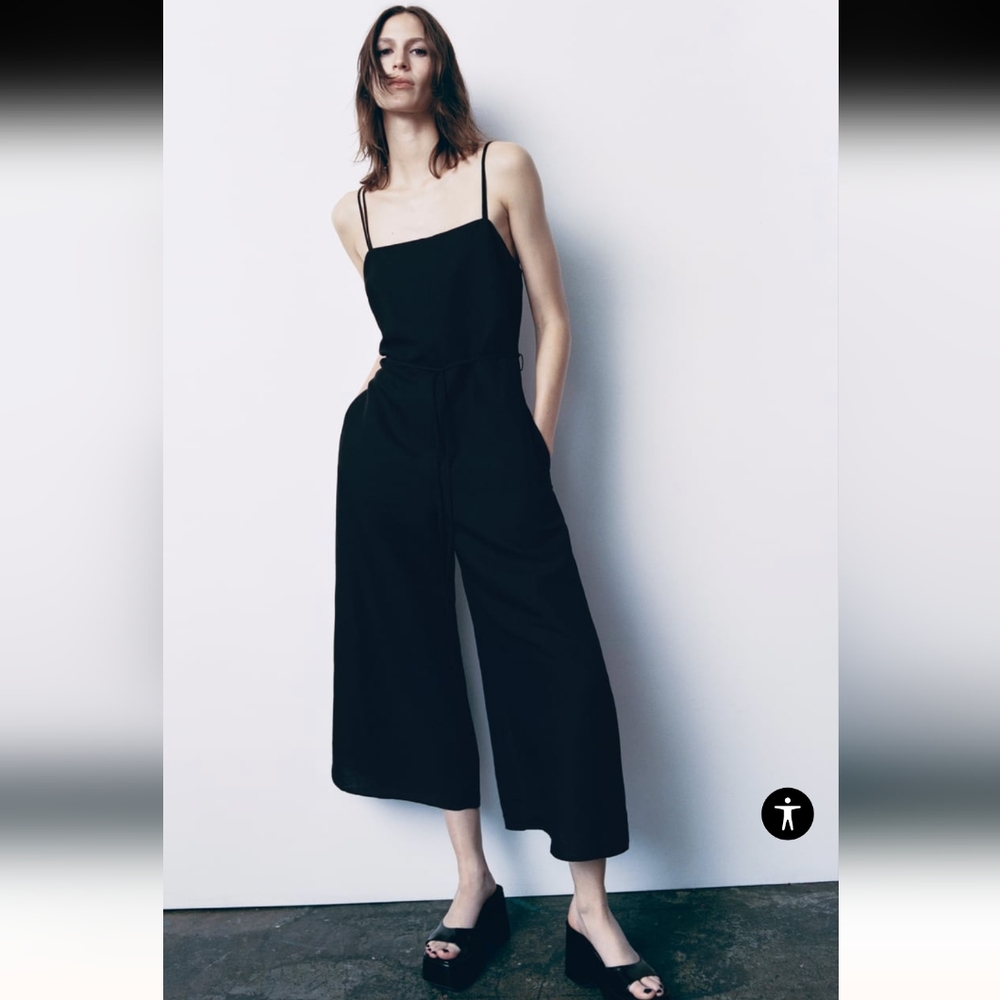 Zara linen jumpsuit
